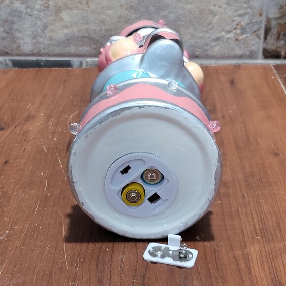 Lights Up Pink Nutcracker 12 Inch Tall Christmas Decor - Picture 8 of 13